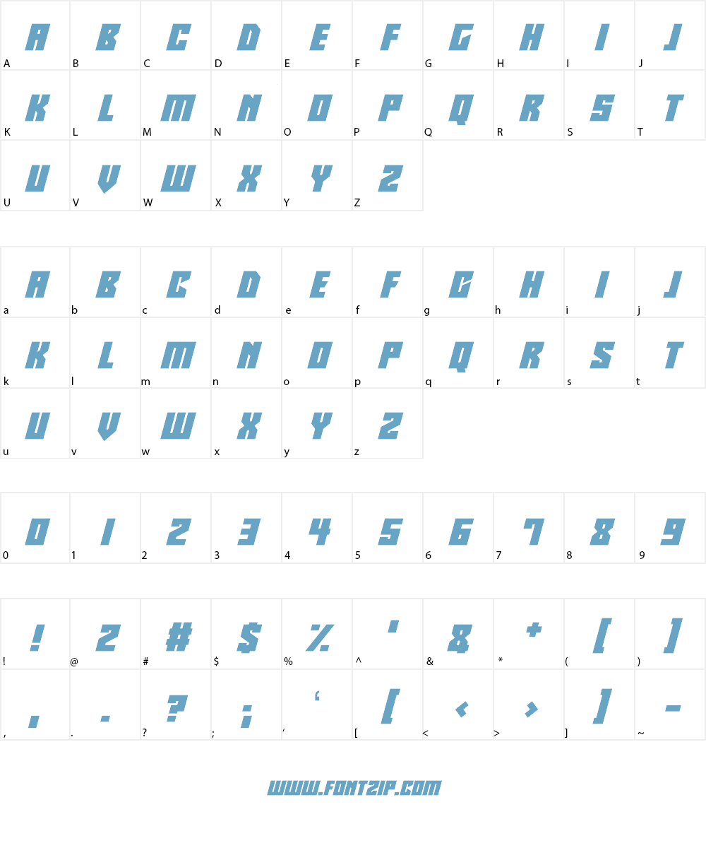 Robotronics Font Character